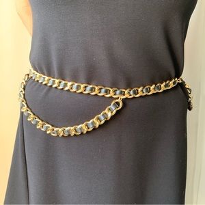 Gold and Black Fashion Belt
